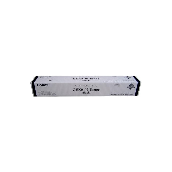 Toner Original Canon Black, EXV49BK, pentru IR C3320 Advance|IR C3320I Advance|IR C3325I Advance|IR C3330I Advance|IR C3520I Adv