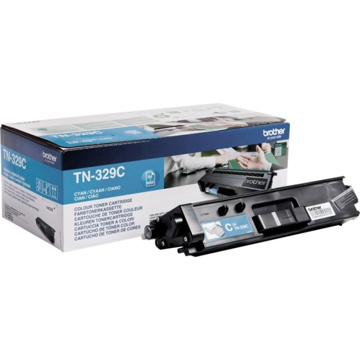 Eredeti Brother Cyan Toner TN329C HL-L8350-hez 6K, "TN329C"