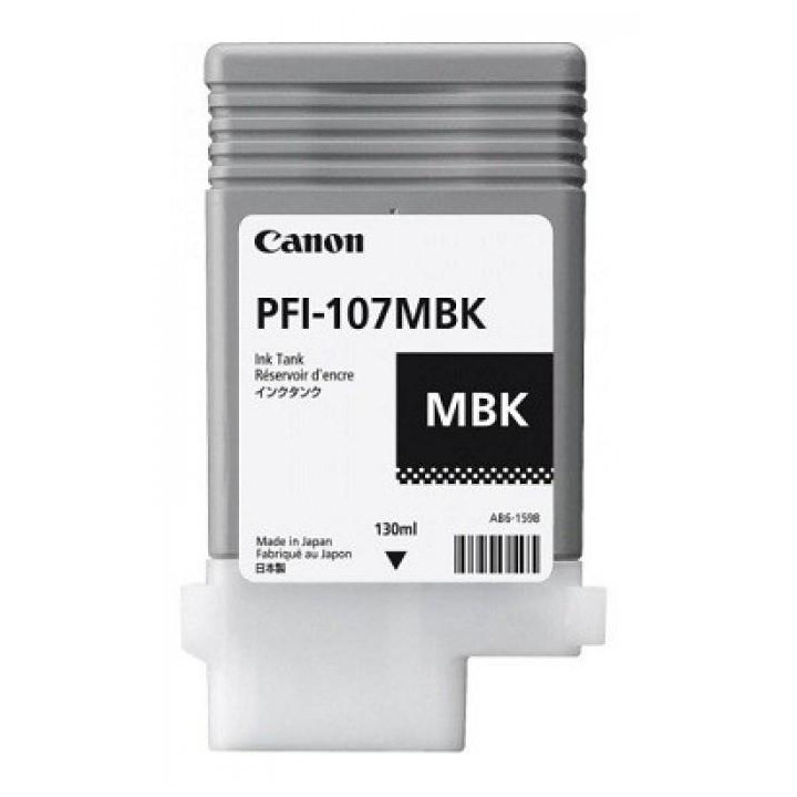 Canon Eredeti Matt Fekete Tintapatron PFI-107MB IPF 670|680|685|770|780|785 NOPP "CF6704B001AA"