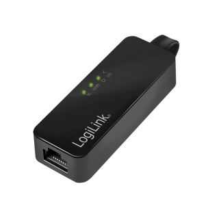 LOGILINK USB 3.0 (T) - RJ45 (F) adapter kábel, 14 cm hosszú "UA0184A"