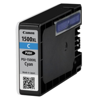 Cartus Cerneala Original Canon Cyan, PGI-1500XLC, pentru Maxify MB2050|MB2150|MB2350|MB2750, , (timbru verde 0.15 lei), "BS9193B