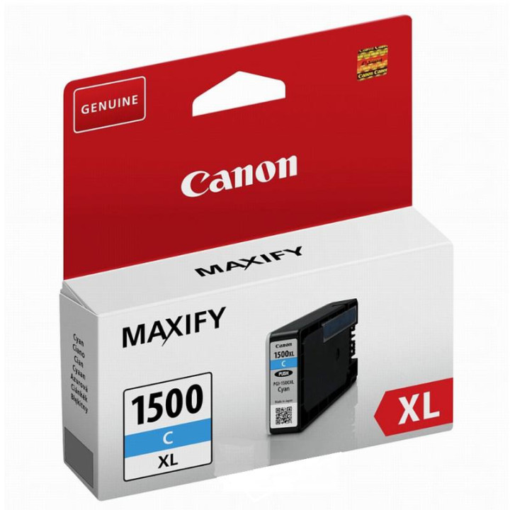 Оригинален мастилен картридж Canon Cyan PGI-1500XLC за Maxify MB2050|MB2150|MB2350|MB2750 "BS9193B001AA"