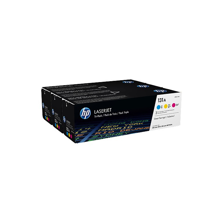 Комбо пакет оригинални HP CMY номер 131A за Color LaserJet Pro 200 M251|M276 3x1.8K "U0SL1AM"