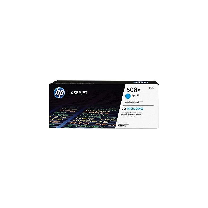 Original HP Cyan Toner No. 508A for LaserJet M552 | M553 | M577, 5K "CF361A"