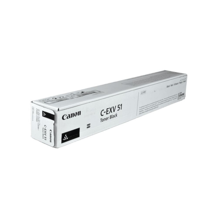Original Canon Black Toner EXV51BK for IR C5535|C5540|C5550|C5560, 69K NOPP "CF0481C002AA"