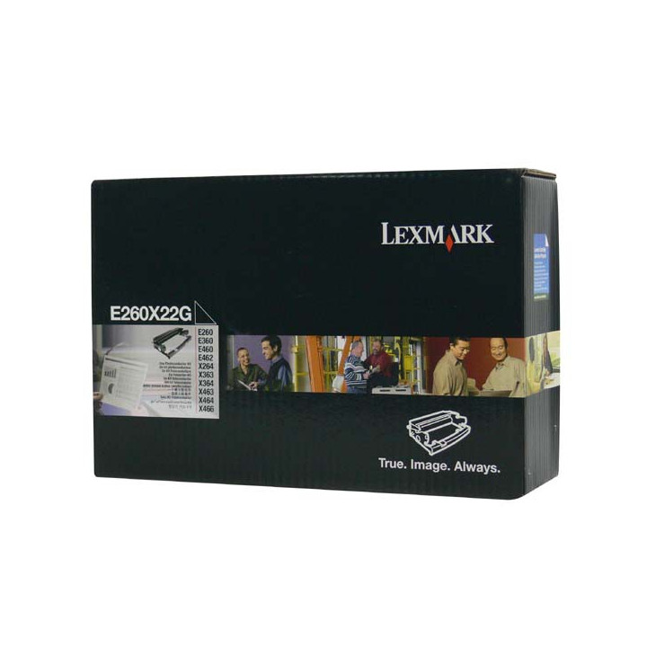 Cilindru optic renovat E260X22G, 30000 pentru imprimante Lexmark