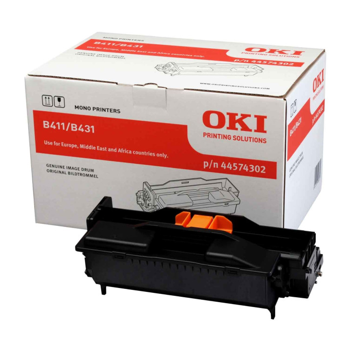 Eredeti Oki Fekete Dobegység 44574302 B411|B431|B432|B512|MB 461|MB 471|MB 491|MB 492|MB 562 25K "44574302"