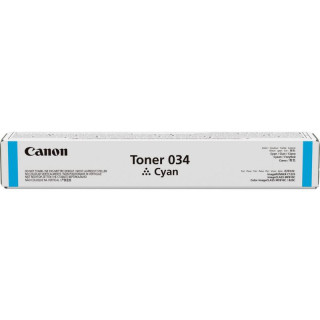 Toner Original Canon Cyan, 034C, pentru IR C1225iF|C1225, 7.3K, (timbru verde 1.2 lei) ,NOPP, "CF9453B001AA"