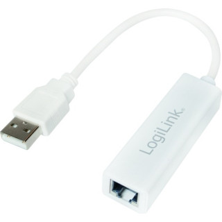 LOGILINK USB kábel USB 2.0 (T) RJ45 (F) 10cm 10/100 Mbit/s fehér "UA0144B"
