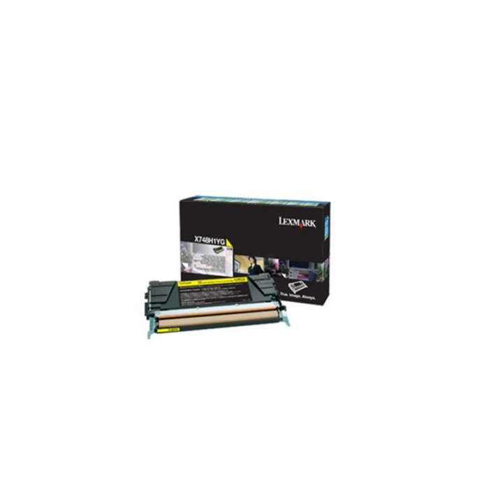 Оригинален тонер Lexmark Жълт X748H3YG за X746|X748 1K "X748H3YG"