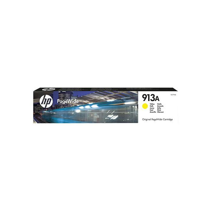 Original HP Yellow Ink Cartridge No. 913A for PageWide 352|377 3.5K "F6T79AE"