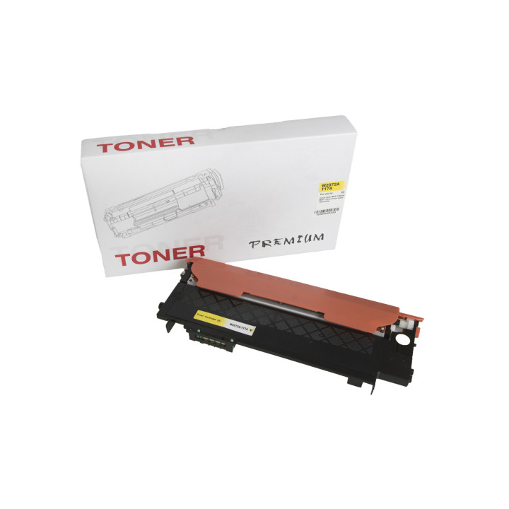 Compatible toner cartridge W2072A, 117A, 700 pages for HP printers