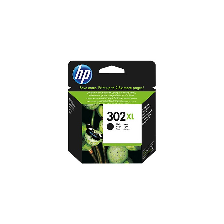 HP 302XL Fekete Eredeti Tinta Patron DeskJet 2130|3639 "F6U68AE"