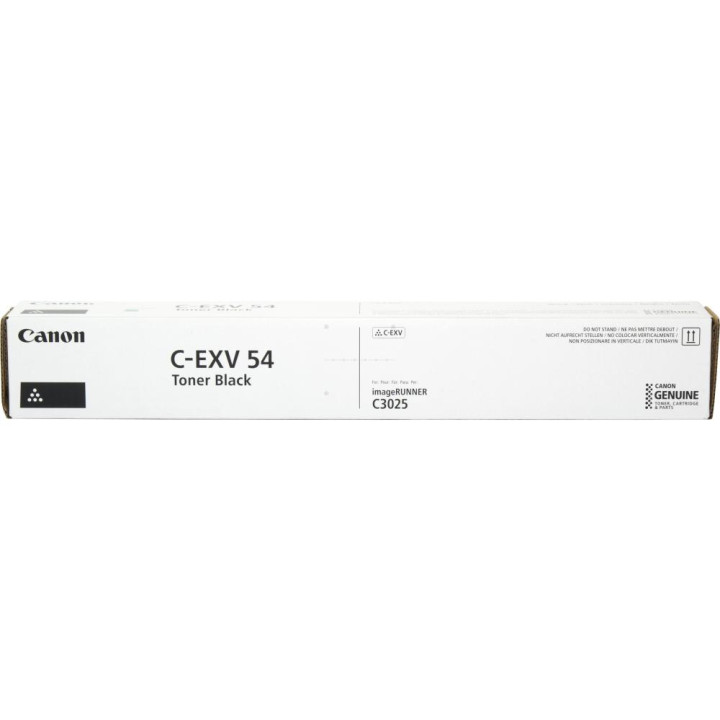 Original Canon Black Toner EXV54BK for IR C3025 | IR C3125, 15.5K, NOPP "CF1394C002AA"