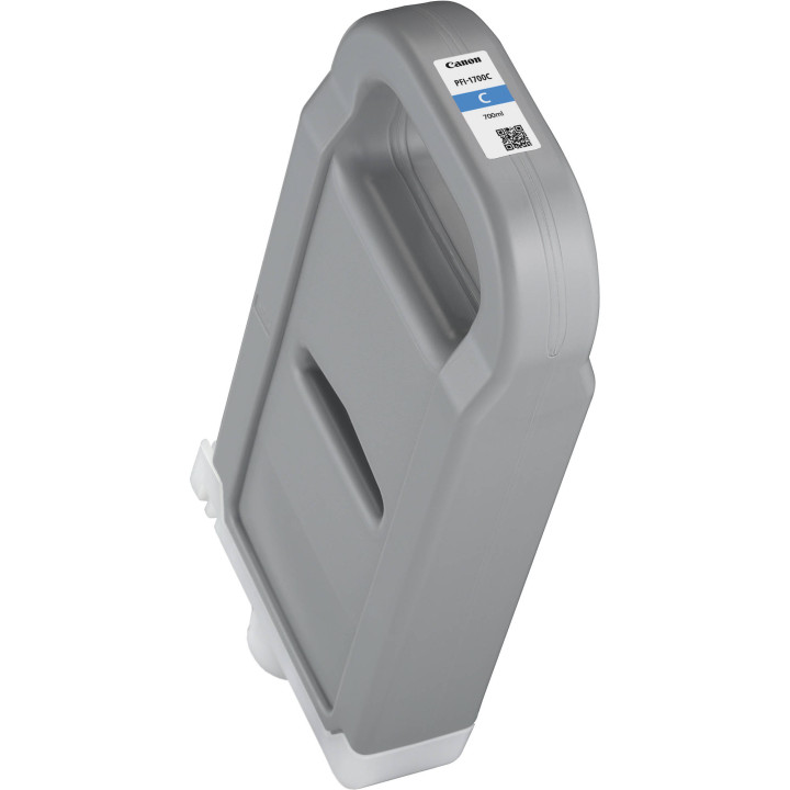 Original Canon Cyan Cartridge PFI-1700 for iPF PRO-2000/4000/4000S/6000/6000S, 700ml, NOPP "0776C001AA"