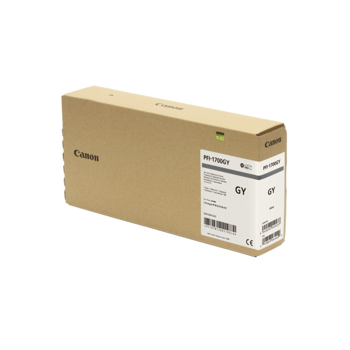 Eredeti Canon Szürke PFI-1700 Patron iPF PRO-2000/4000/4000S/6000/6000S 700ml, NOPP "0781C001AA"