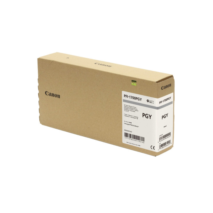 Original Canon Photo Grey Cartridge PFI-1700 for iPF PRO-2000/4000/4000S/6000/6000S, 700ml, NOPP "0782C001AA"