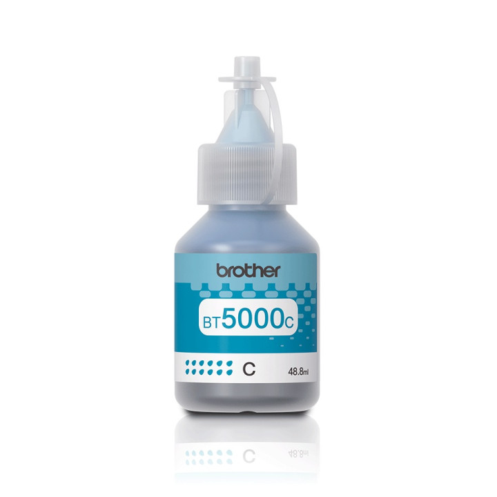 Original Brother Cyan Ink Cartridge BT5000C for DCP-T300|T310|T510|T500|T700|MFC-T910, 5K.