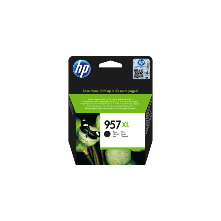 HP 957XL Fekete Eredeti Tinta Patron OfficeJet Pro 7720|7730|8210|8218|8720|8730 "L0R40AE"