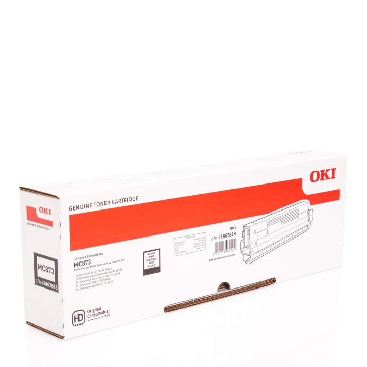 Eredeti Oki Fekete Toner 45862818/45862848 MC 873DN-hez 15K "45862818"