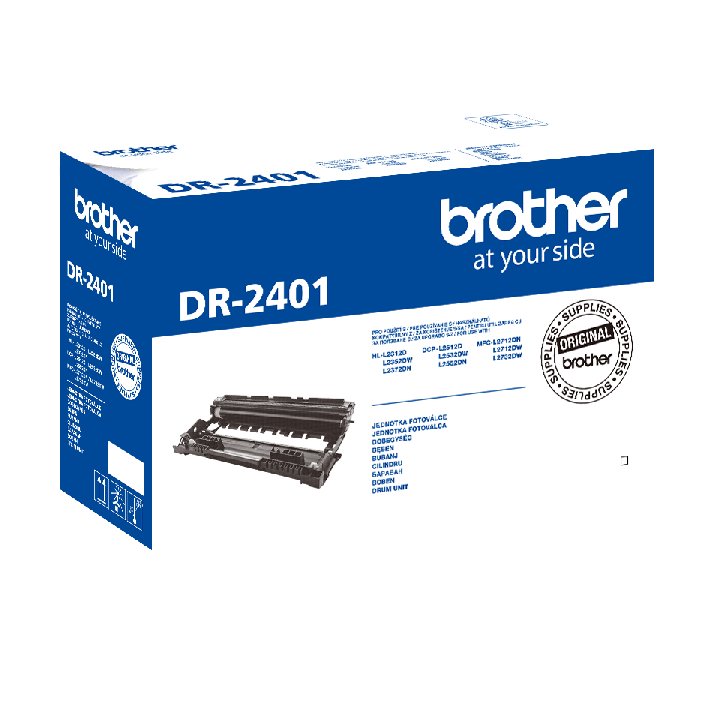 Оригинален барабанен модул Brother Black DR2401 за DCP-L2512|L2532|L2552|HL-L2312|L2352|L2372| MFC-L2712|L2732|L2752 12K "DR2401
