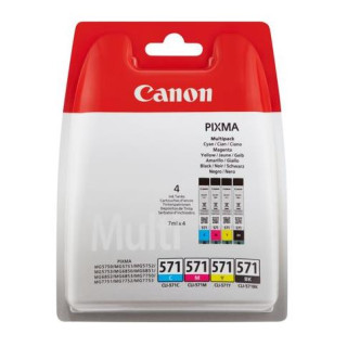 Комплект оригинални Canon CMYK CLI-571MULTI за Pixma MG5750|MG5751|MG6850|MG6851|MG7750|MG7751|MG7752|TS5050|TS5051|TS5053|TS505