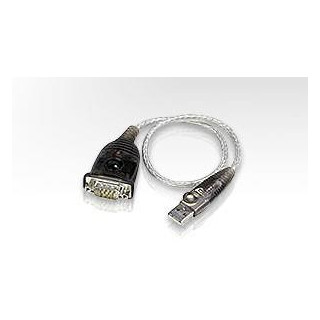 ATEN USB 2.0 (T) - RS232 (9-tűs) soros adapter 0,35 m ezüst "UC232A-AT"