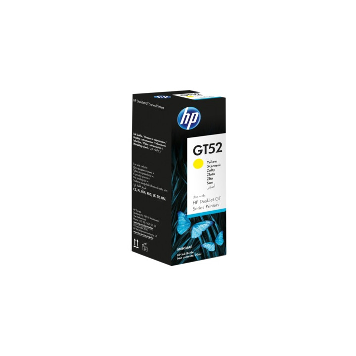 Картридж с оригинално мастило HP жълт номер GT52 за Ink Tank 115|310|315|319|410|415|419 Smart Tank 450|455|457 "M0H56AE"