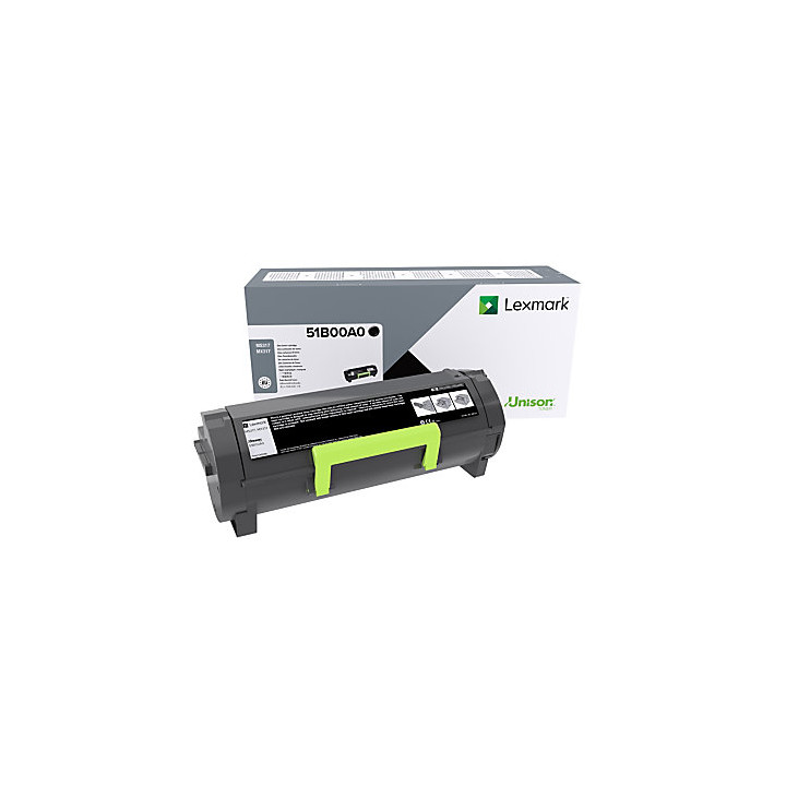 Eredeti Lexmark Fekete Toner 51B00A0 MS|MX317 2.5K "51B00A0"