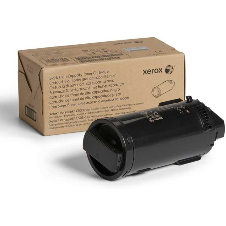 Original Xerox Black Toner 106R03887 for VersaLink C500|C505, 12.1K pages.