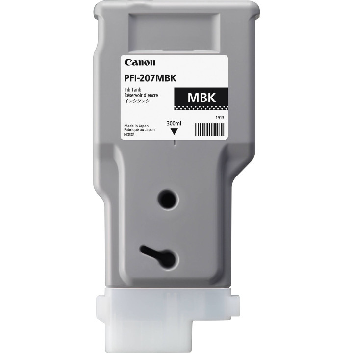 Eredeti Canon PFI-207MB Matt Fekete Tinta Patron IPF 680|685|770|780|785 NOPP "CF8788B001AA"