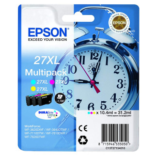 Combo-Pack Eredeti Epson CMY nr.27XL WorkForce WF-7110|WF-7610 "C13T27154012"(RAPO)