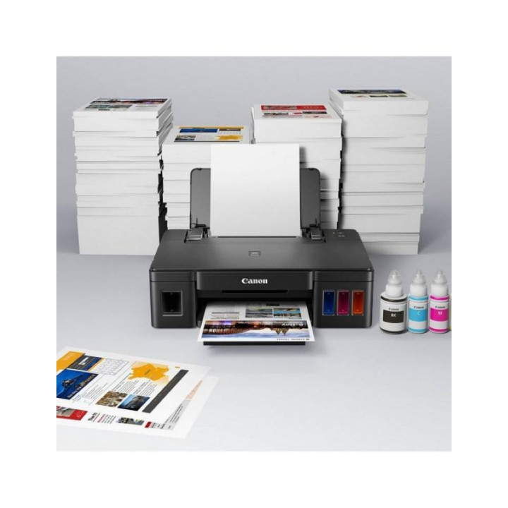 Imprimanta Inkjet CISS Color Canon Pixma G1411, A5, Functii: Impr.,Viteza de Printare Monocrom: 8.8ipm,Viteza de printare color: