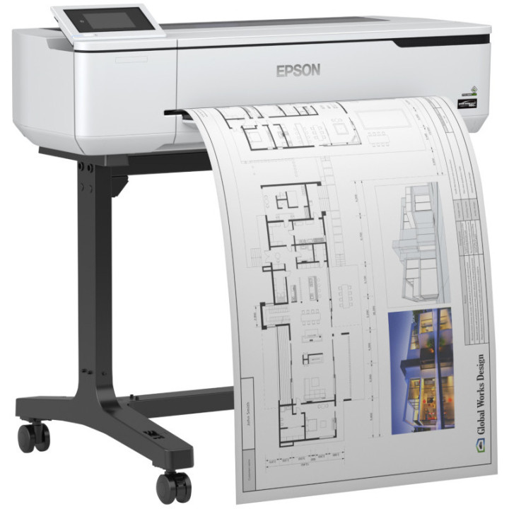 Plotter Inkjet Színes Epson Surecolor T5100 A0, Funkciók: Nyomtatás, Mono Nyomtatási Sebesség: nem specifikált, Színes Nyomtatás