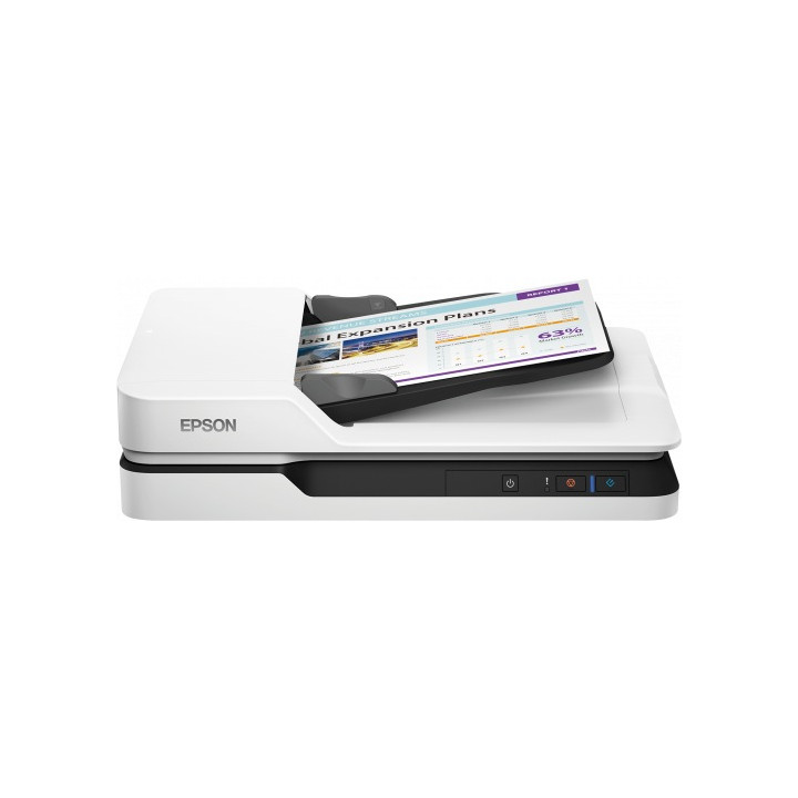 EPSON DS-1630 A4 Flatbed Scanner, scan speed: 25ppm black/white/color, optical resolution 600x600dpi, ADF 50 pages duplex, CCD s
