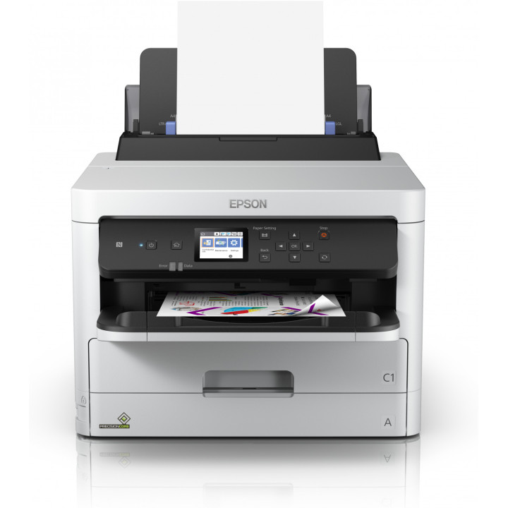 Принтер Inkjet Color Epson WF-C5210DW, A4, Функции: Скорост на печат моно: 24 стр./мин. Скорост на печат цветно: 24 стр./мин. Св