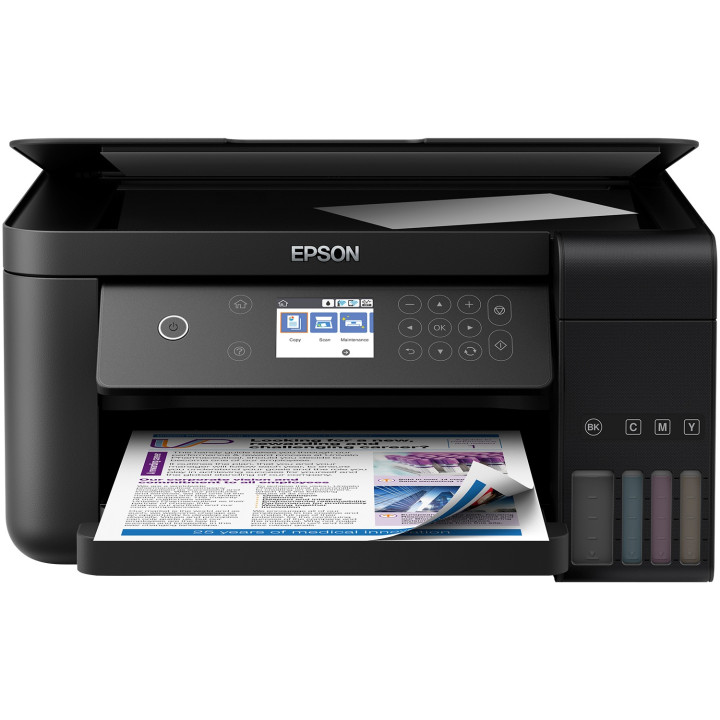 Многофункционален мастиленоструен CISS цветен Epson L6160 A4 Функции: Печат|Сканиране|Копиране, Скорост на печат моно: 33 стр./м