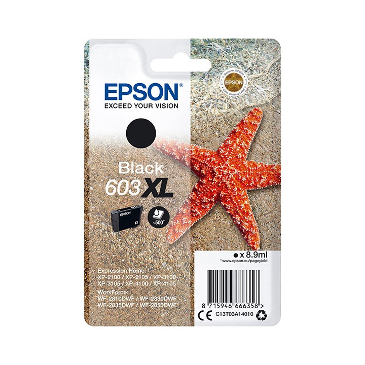 Încărcătură cerneală compatibilă C13T03A14010, 603XL, 18,2ml pentru imprimante Epson (BULK)