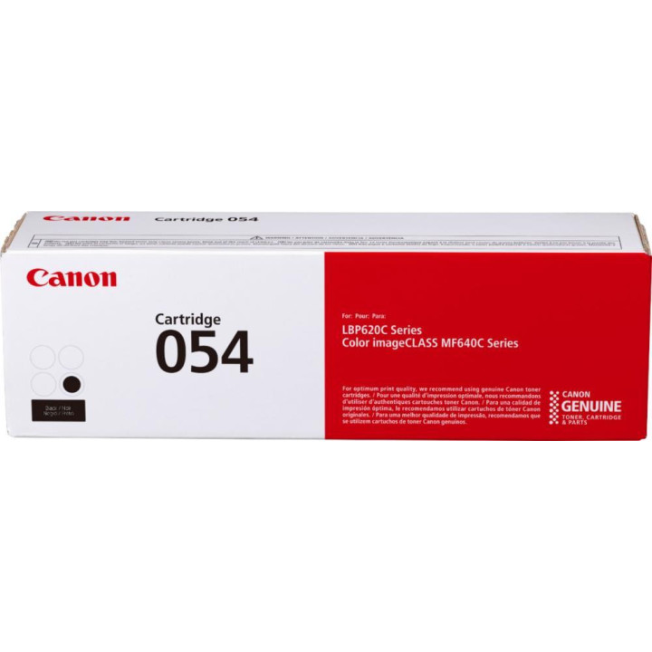 Original Canon Black Toner CRG-054HBK for I-Sensys LBP-621 | LBP-623 | MF-641 | MF-643 | MF-645, 3.1K "3028C002AA"