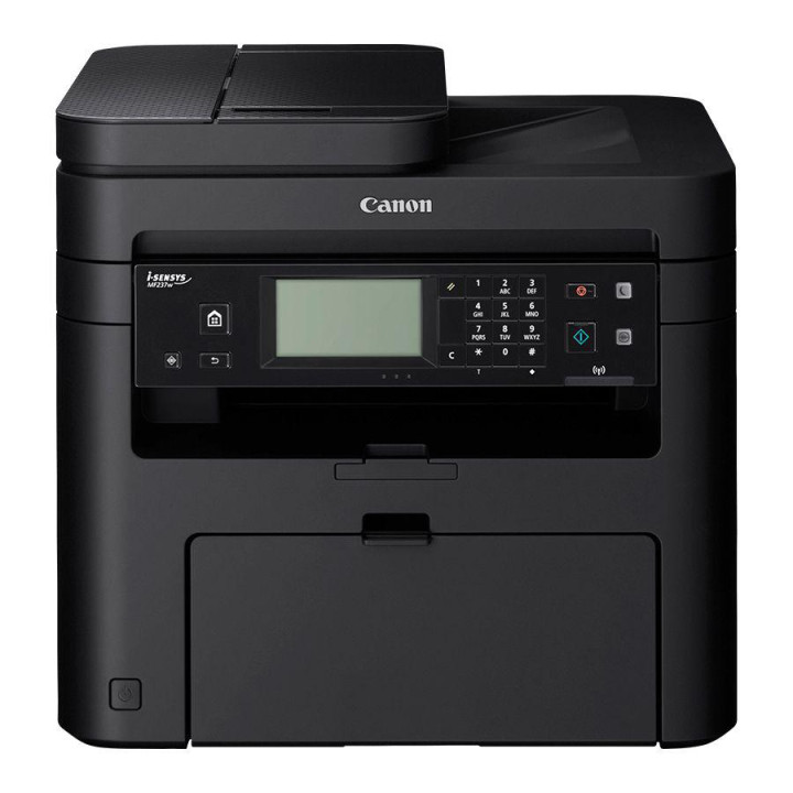 Мултифункционален лазерен моно Canon комплект MF237W + 2 X CRG737 A4 (Печат, Копиране, Сканиране, Факс), скорост 23ppm, 600x600d