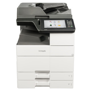 Мултифункционален лазерен моно принтер Lexmark MX910de A3 Функции: Печат|Сканиране|Копиране|Факс, Скорост на печат моно: 45 стр.