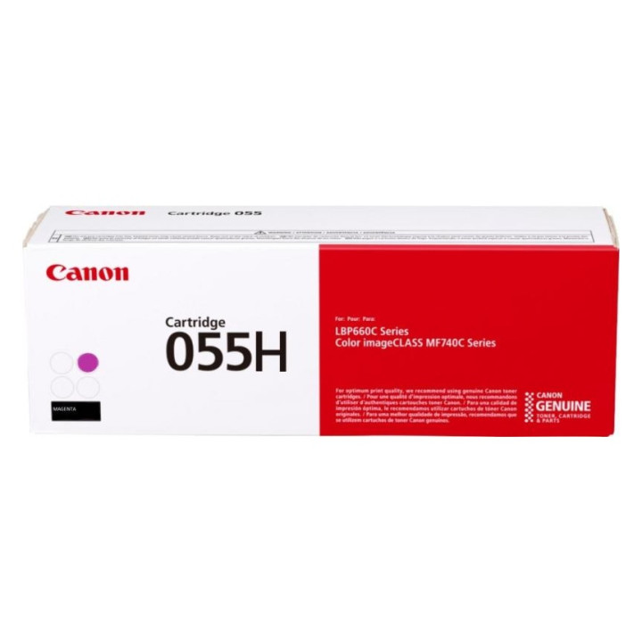Eredeti Canon Magenta Toner CRG-055HM I-Sensys LBP-663|LBP-664|MF-742|MF-744|MF-746 5.9K "3018C002AA"