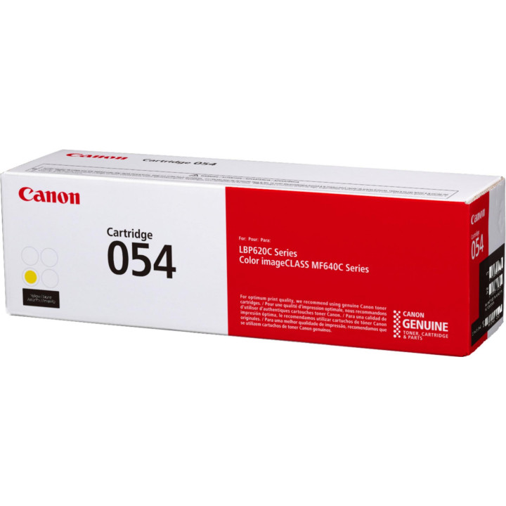 Оригинален тонер Canon Жълт CRG-054Y за I-Sensys LBP-621|LBP-623|MF-641|MF-643|MF-645 1.2K "3021C002AA"