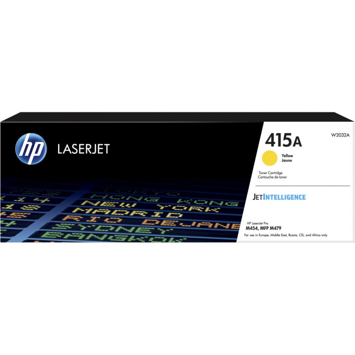 Original HP Yellow Toner Cartridge No. 415A for MFP M454 | M479 | M480 2.1K "W2032A"