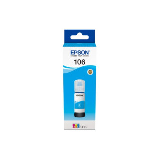 Cartus Cerneala Original Epson Cyan, nr.106, pentru L7160|L7180, 70ml, (timbru verde 0.15 lei), "C13T00R240"(RAPO)