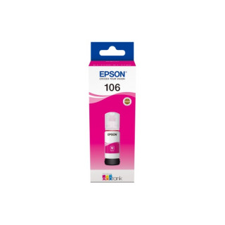 Оригинален мастилен картридж Epson Magenta №106 за L7160|L7180 70ml "C13T00R340" (RAPO)