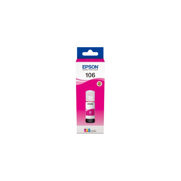 Eredeti Epson Magenta tinta patron 106 L7160|L7180 70ml "C13T00R340" (RAPO)