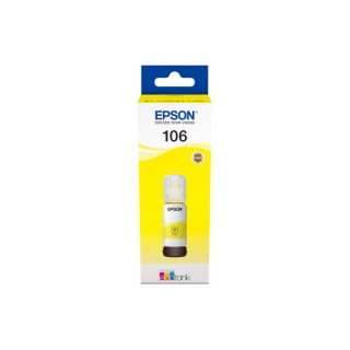 Cartus Cerneala Original Epson Yellow, nr.106, pentru L7160|L7180, 70ml, (timbru verde 0.15 lei), "C13T00R440"(RAPO)