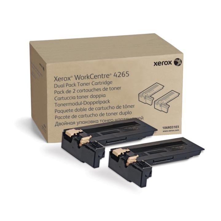 Toner Original Xerox Black, 106R03103, pentru WC4265|, 2 x 25K, (timbru verde 1.2 lei) , "106R03103"
