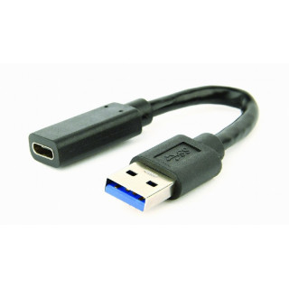 ADAPTOR GEMBIRD, USB 3.1 (T) la USB 3.0 Type-C (M), negru, "A-USB3-AMCF-01" (timbru verde 0.08 lei)